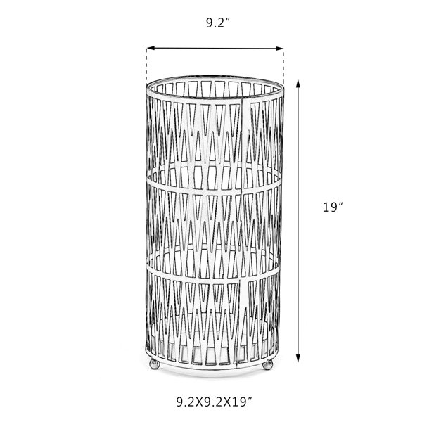 Mercer41 Kinverli Iron Freestanding Umbrella Stand & Reviews Wayfair